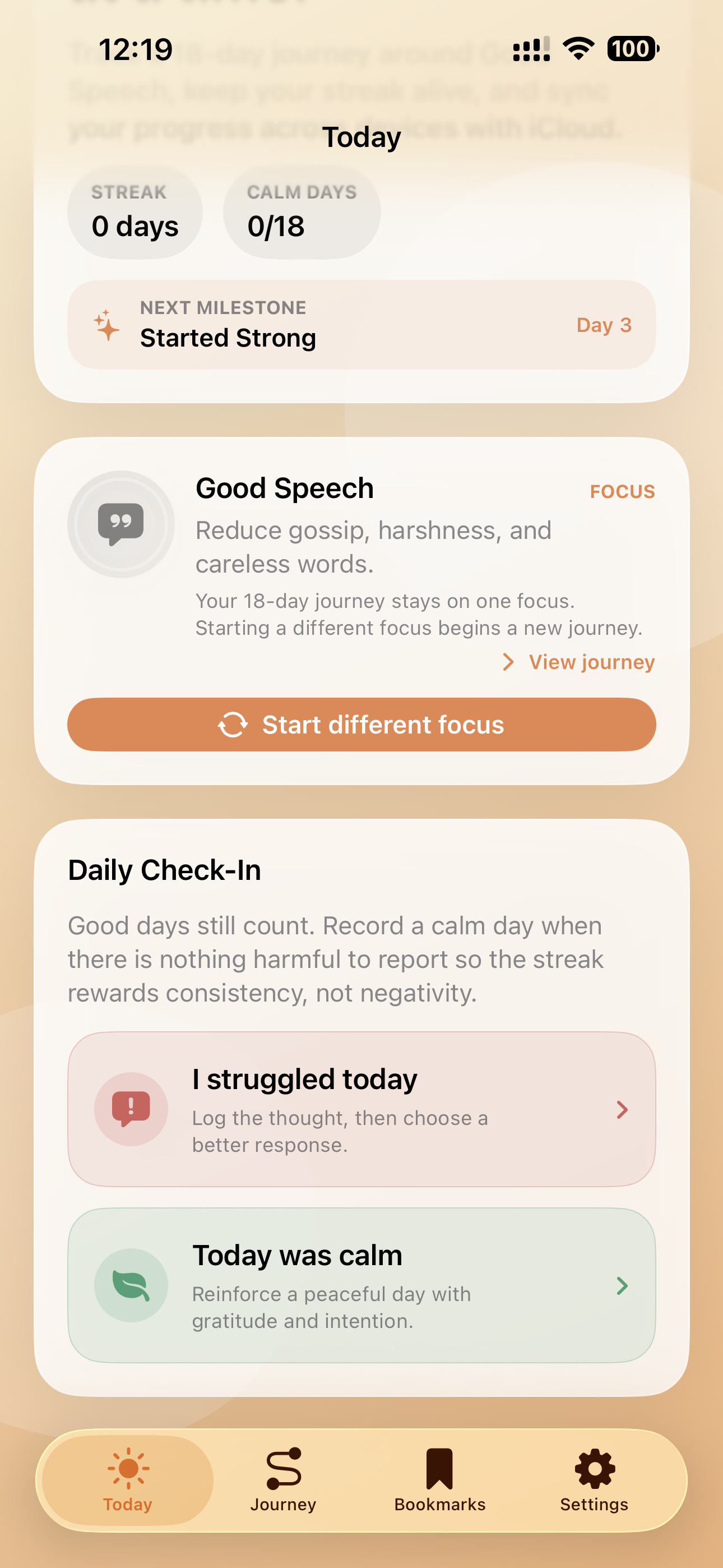 Khuluq character focus options