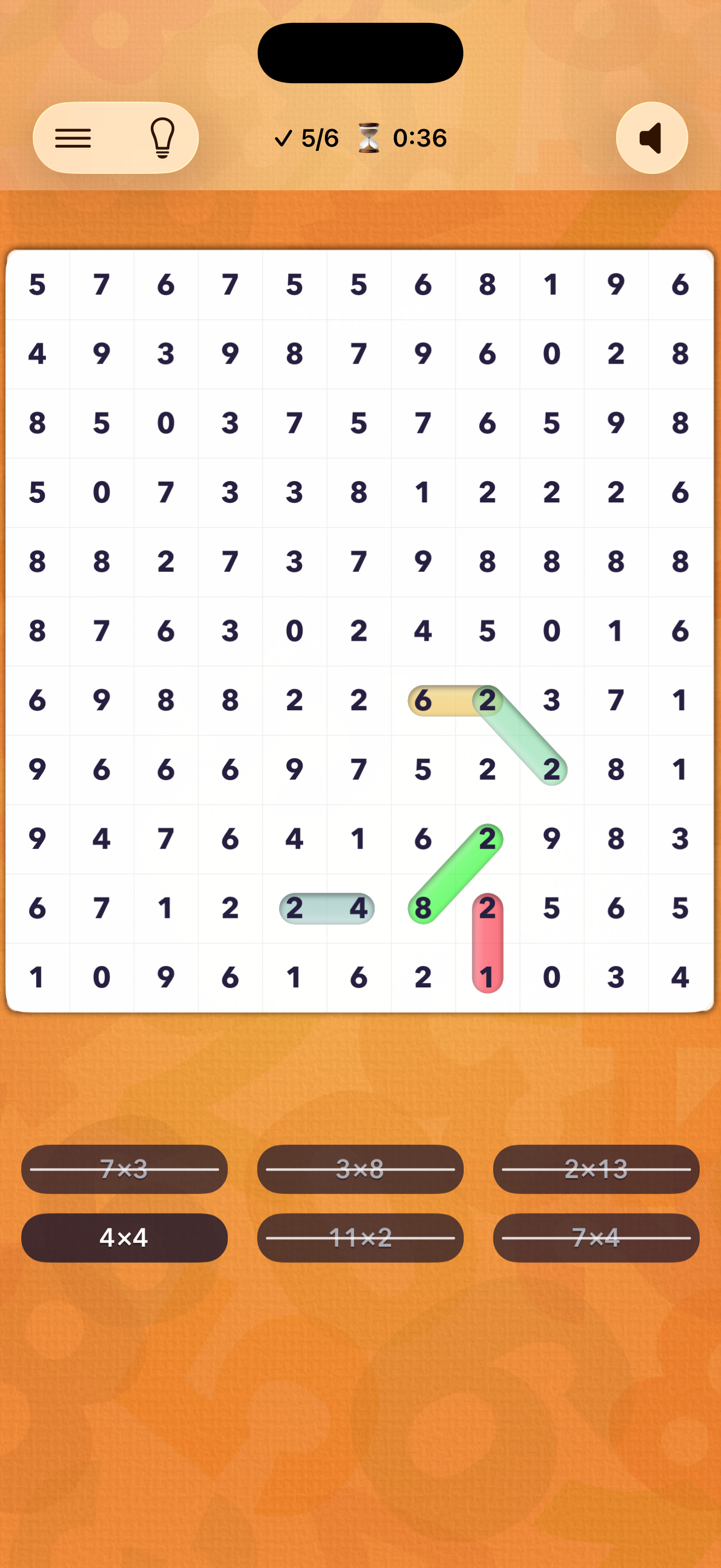 Math Puzzle flashcard study mode