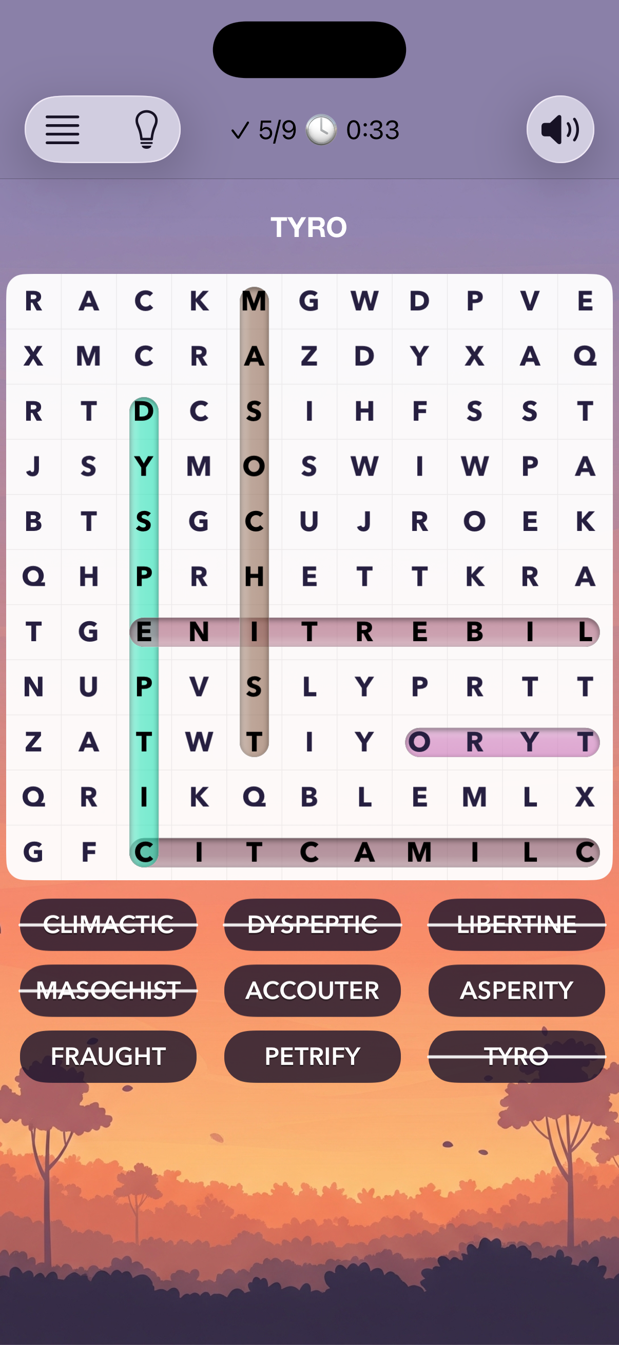Word Search screenshot