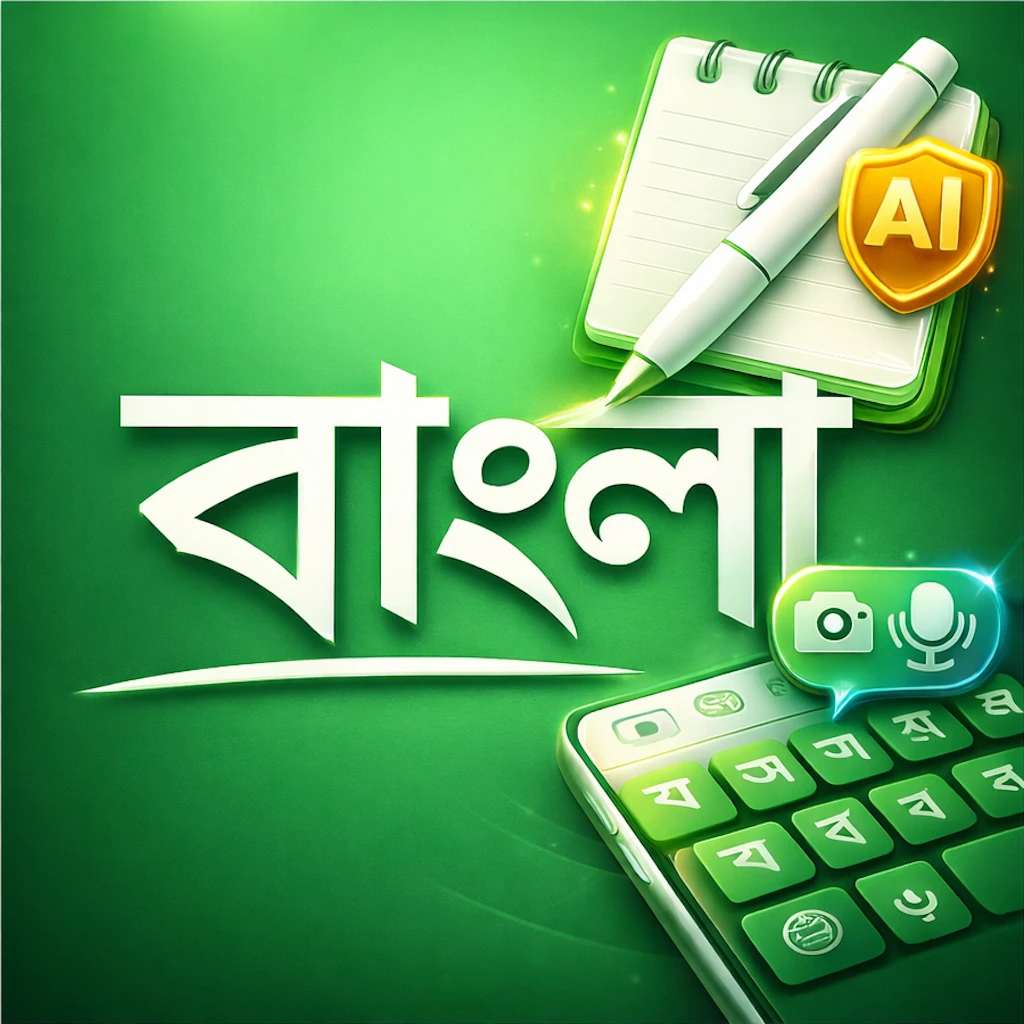 Bangla Keyboard & AI Notes app icon