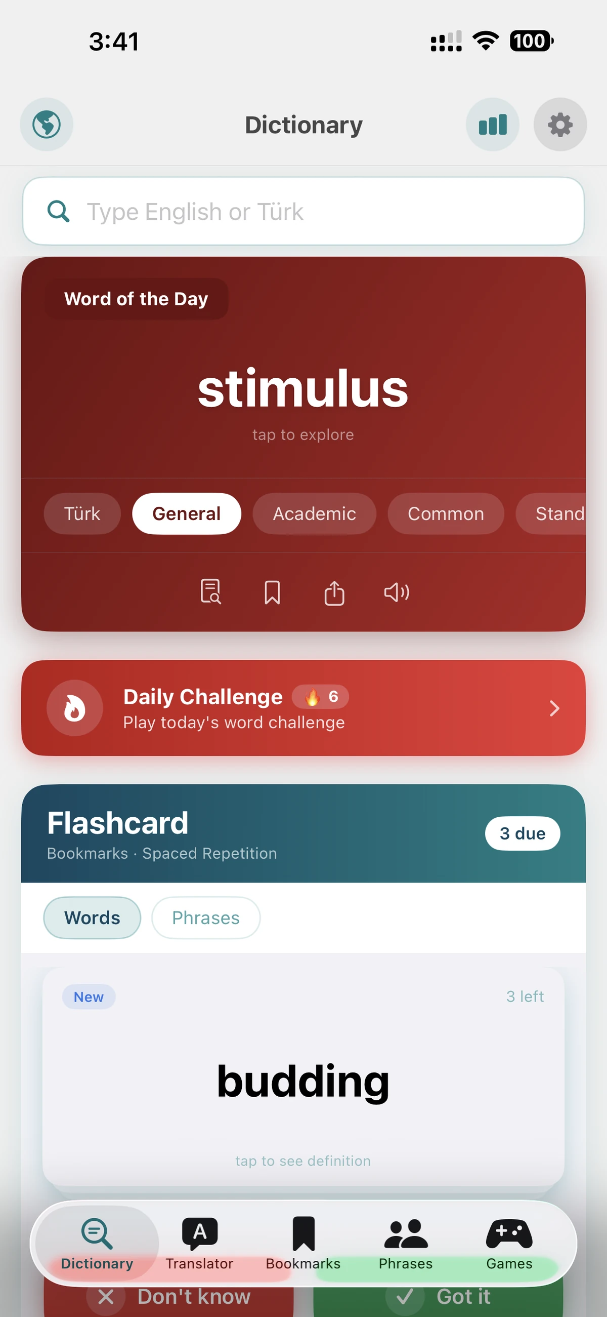 Camera OCR translation