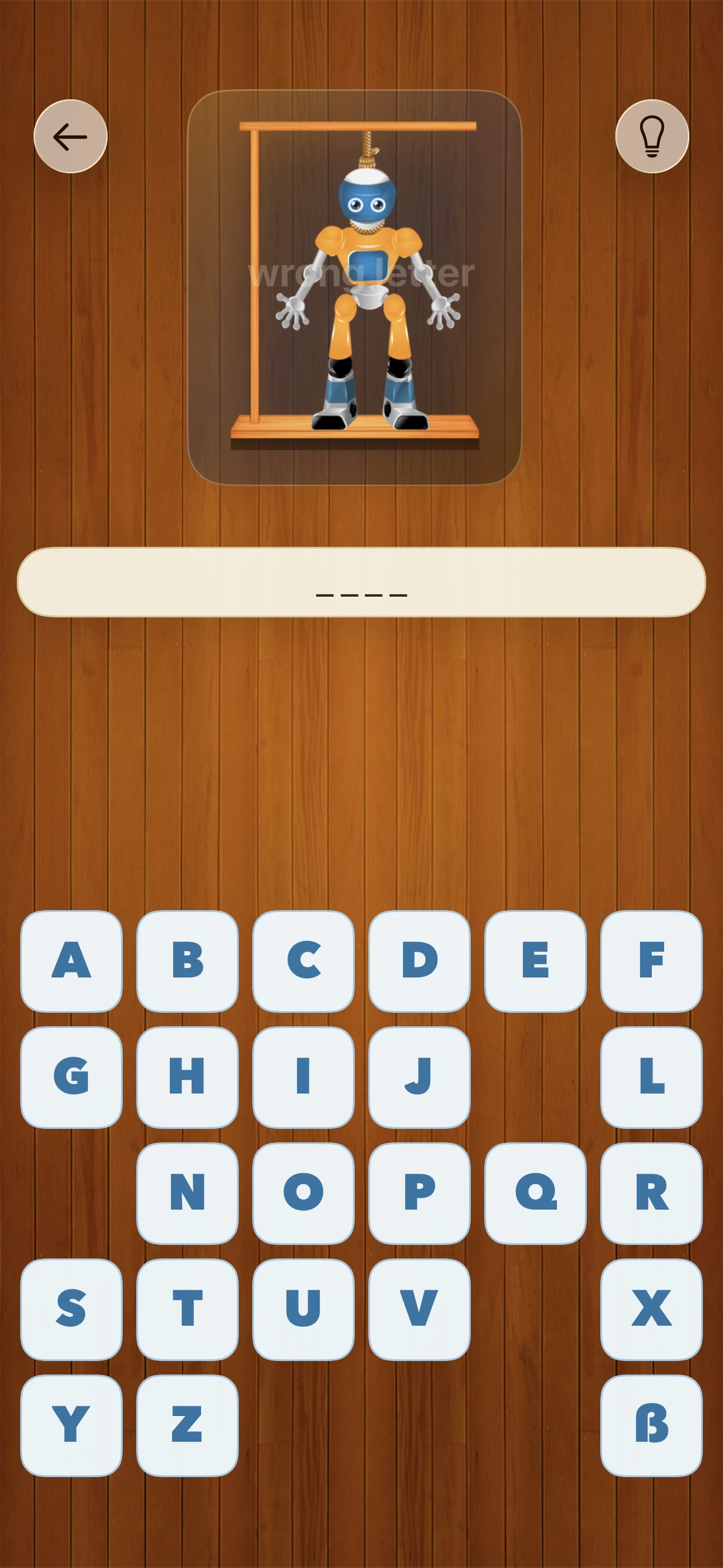 Hangman Karteikarten