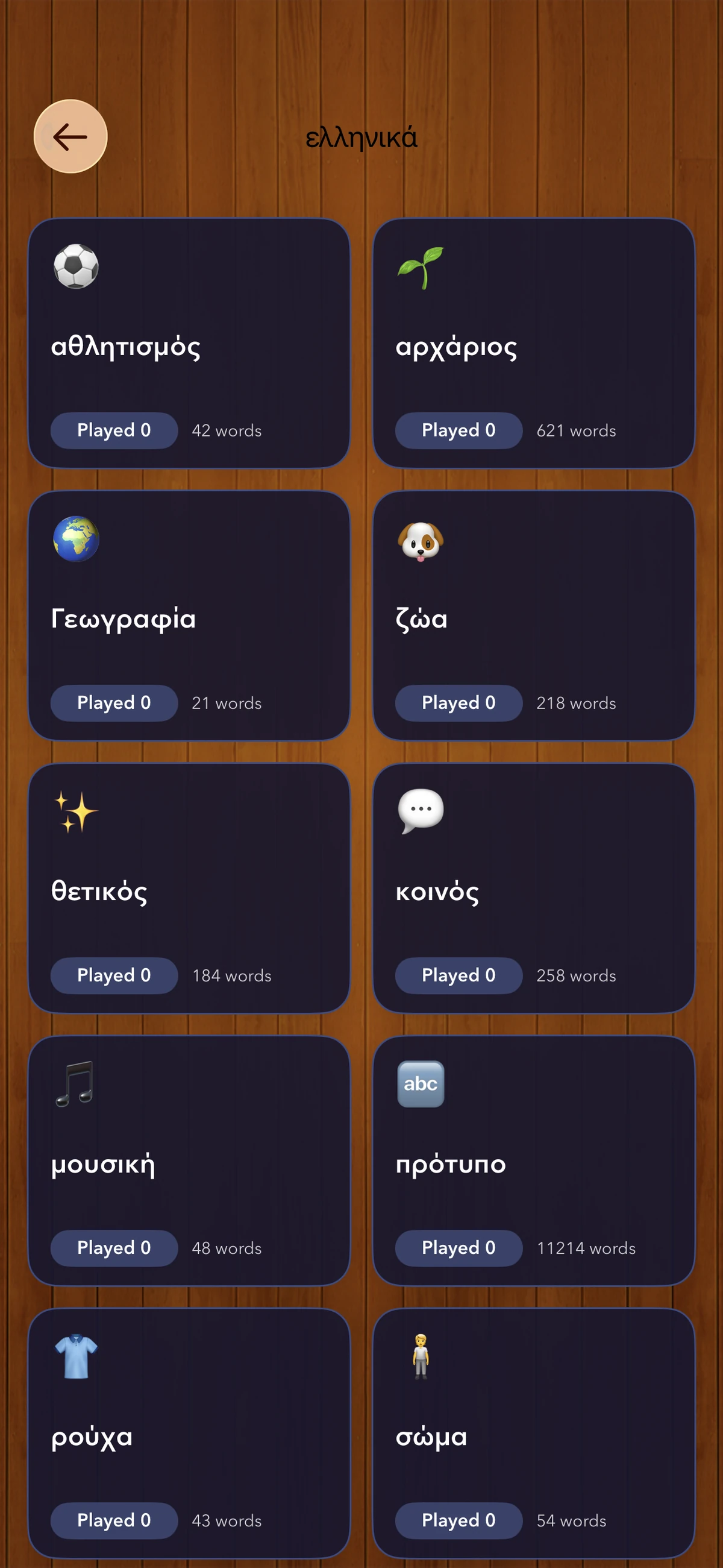 Hangman Προετοιμασία Εξετάσεων
