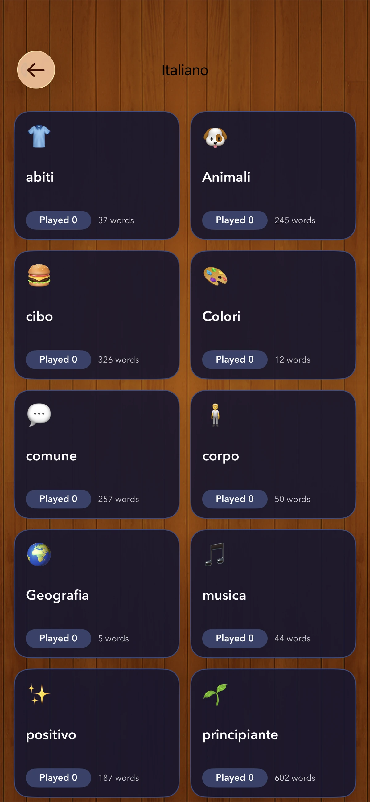 Preparazione esami Hangman