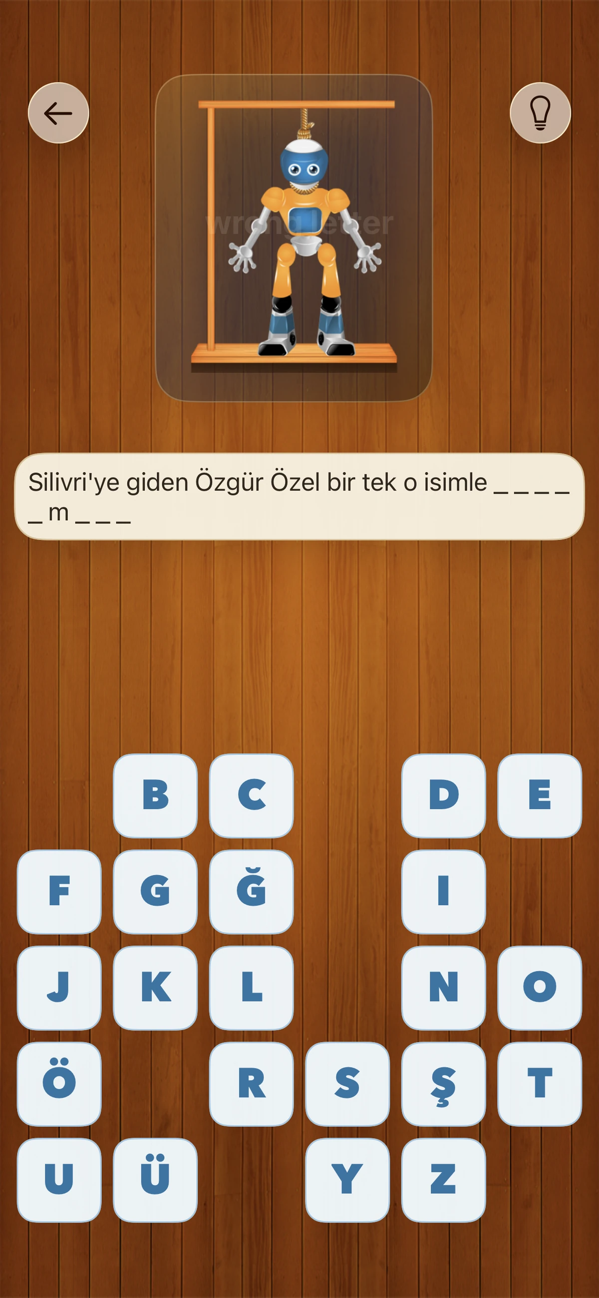 Hangman Oynanış