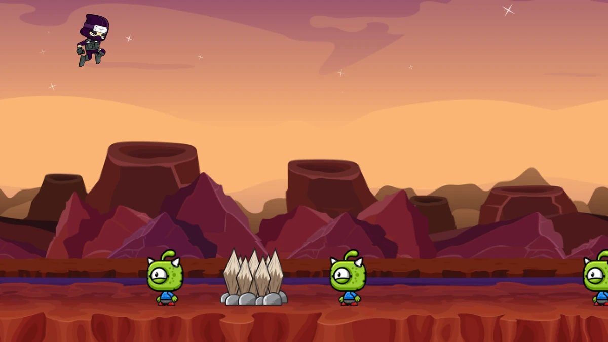 Njump - endless runner gameplay