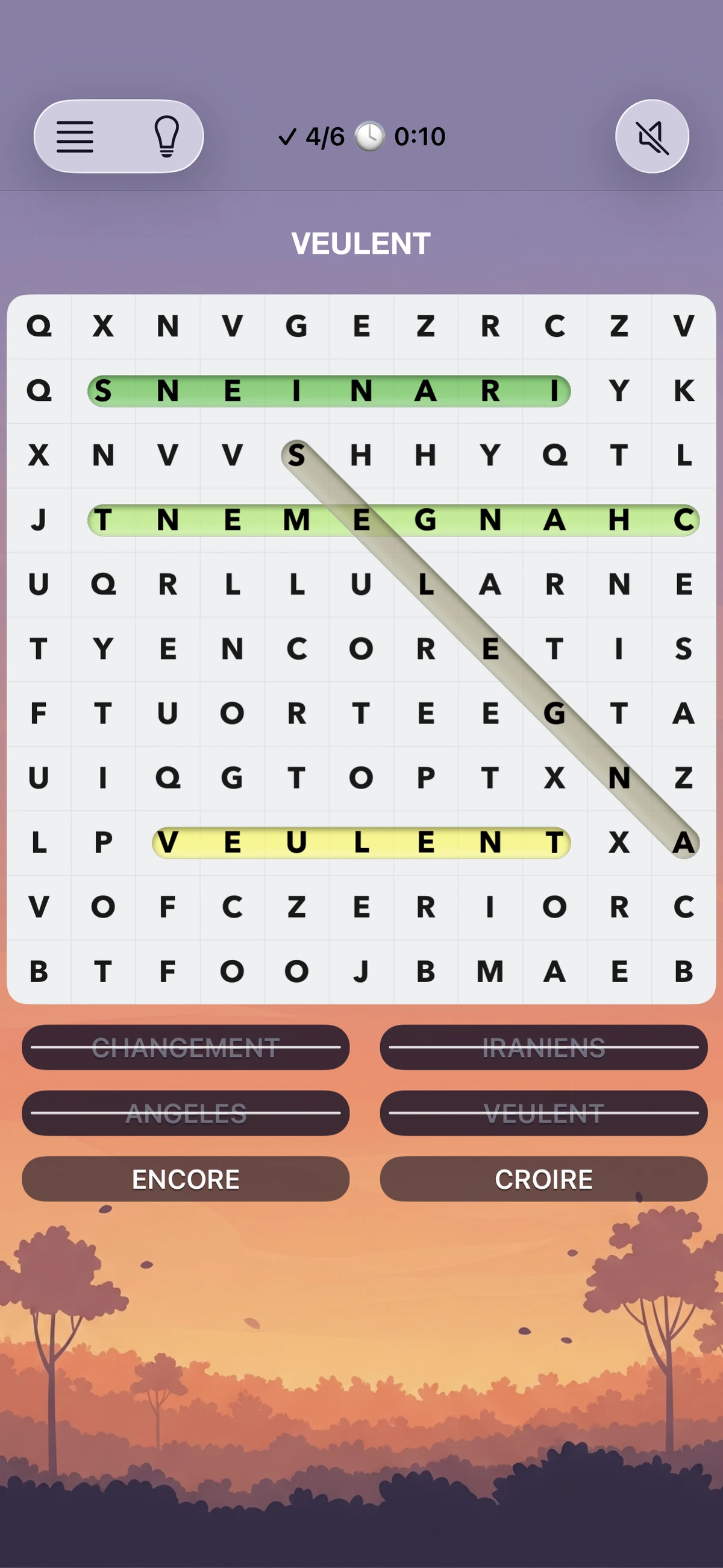 Catégories de Mots Mêlés